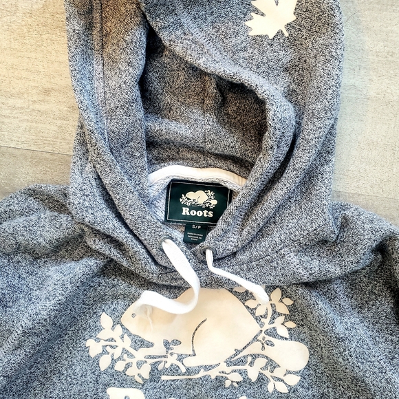 Roots Heather Gray Men's Hoodie - Picture 2 of 3